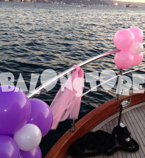 Tekne Balon Süsleme